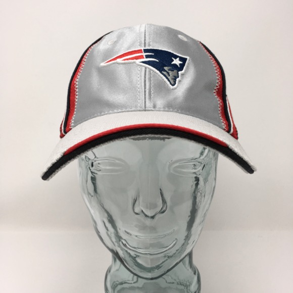 gray patriots hat